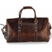 Premium Full-Grain Leather Duffle Bag for Men & Women | 20-Inch Handcrafted Carry-On Weekender Travel Bag with Multiple Pockets & Compartments by
