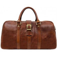 Leather Duffle Bag - Full Grain Leather Travel Bag for Men and Women - Carry on Duffel Bag - Time Resistance