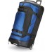 Basics 35-Inch Large Rolling Duffle Bag with Wheels and Handle, Travel Duffle Bag with Durable Ripstop Polyester Material, 2 Layers of Space, Multiple Interior and Exterior Pockets