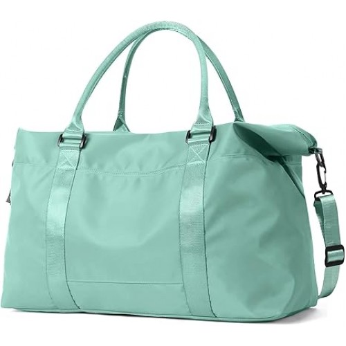 Travel Duffle Bag, Weekender Travel Bag Men Small Gym Bag for Women, Hospital Bag for Labor and Delivery, Overnight Bag Luggage Bag with Trolley Sleeve, Airplane Travel Essentials for Flying Travel Duffle Bag, Weekender Travel Bag Men Small Gym Bag for Women, Hospital Bag for Labor and Delivery, Overnight Bag Luggage Bag with Trolley Sleeve, Airplane Travel Essentials for Flying