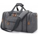 Canvas Duffle Bag for Travel 50L Expandable Duffel Weekend Overnight Bag men