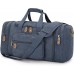 Canvas Duffle Bag for Travel 50L Expandable Duffel Weekend Overnight Bag men