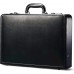 Samsonite Bonded Leather Attache, Black, One Size