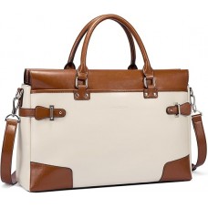Briefcase for Women Leather Laptop Bag 15.6 inch Computer Messenger Office Business Work Tote