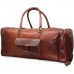 26 Inches Leather Duffle Bag Travel Carry-on Luggage Overnight Gym Weekend Holdall Duffel Bag Men Vintage Brown