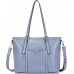 Womens Leather Laptop Tote Office Shoulder Handbag Vintage Briefcase 15.6 inch Computer Work Purse