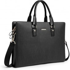 Leather Lawyers Briefcase Laptop Business Slim Bags for Men & Women