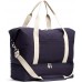 Deluxe Premium Canvas Duffel Bag – Travel, Gym, Hospital, or Weekender Bag with Shoe Compartment for Men and Women