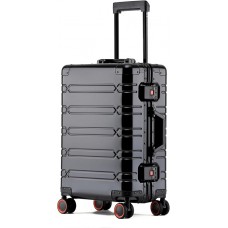 All Aluminum Carry On Luggage 22x14x9 Airline Approved Hard Shell Suitcases with Spinner Wheels Zipperless Luggage 20 inch Carry On Suitcase